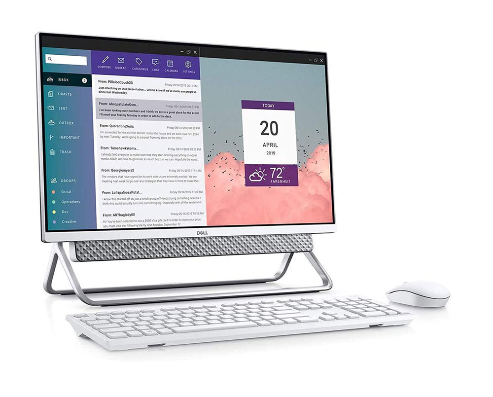 【10世代i5】DELL Evetech | PC All-in-One i5 Core Gen 10th 5490 Inspiron Dell AIO 5490 Inspiron Windowsデスクトップ