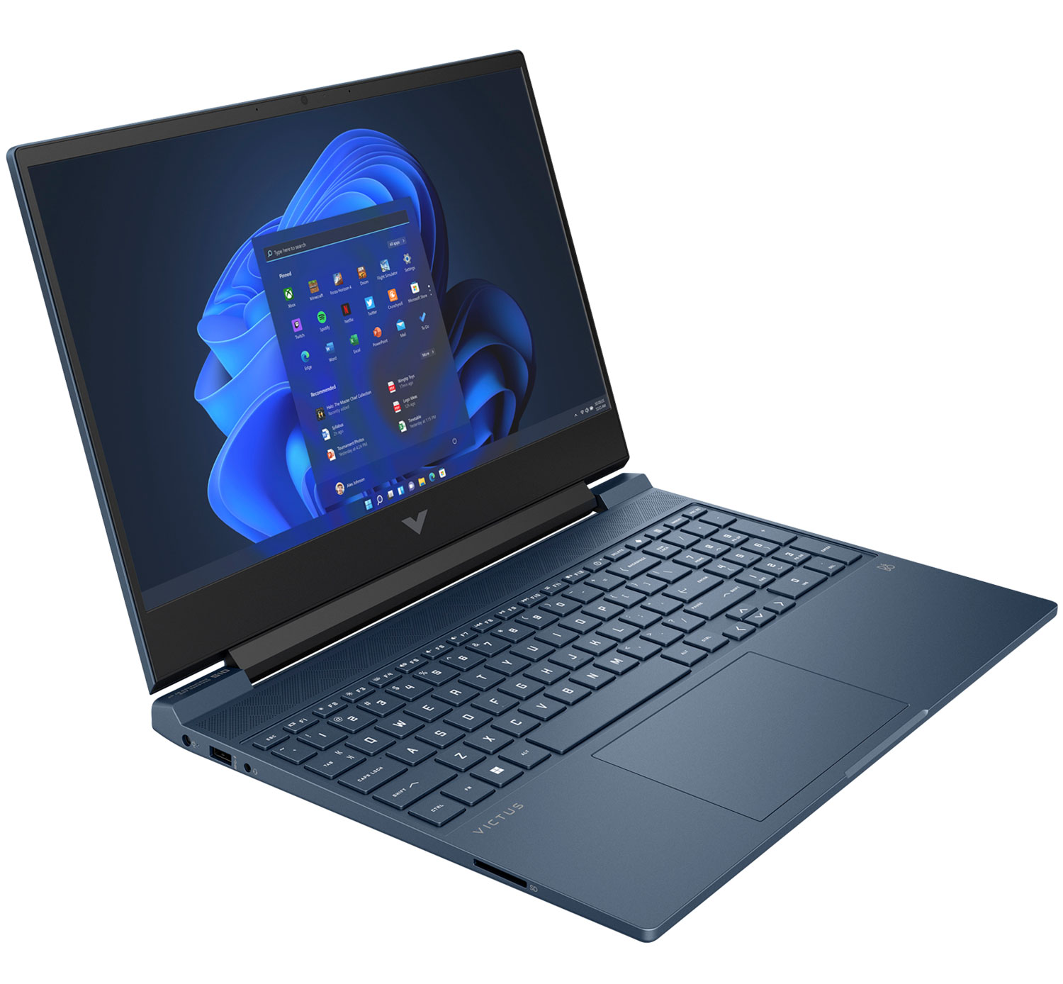 爆速SSD512GB FH56KD i7 16G W11 TV Office 即 HP Victus Laptop 15-fb0008ni 15.6