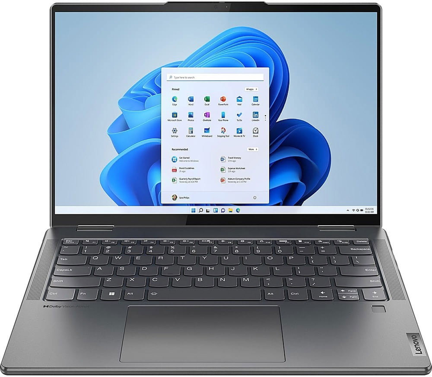 Lenovo Yoga 7 Core i7 Touchscreen Laptop | 82QE00C1SA - Powerful