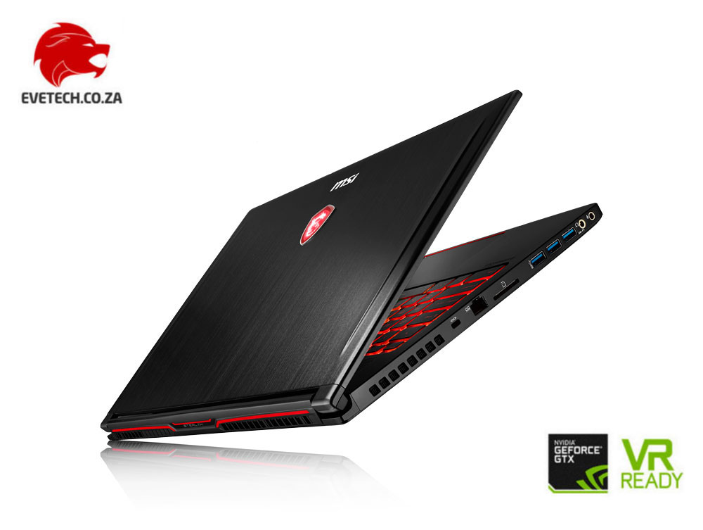 MSIゲーミング PC MS-16K4 GS63 7RD Windows11 MSI GS63 7RE Stealth Pro Core i7 GTX 1050 Ti Gaming Laptop | Evetech