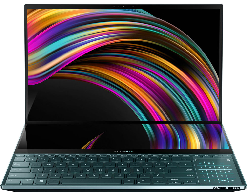 極強スペックASUS ZenBook ProDuo UX581G i9 32GB ZenBook Pro Duo UX581GV Core i9 4K Touchscreen Ultrabook | Evetech