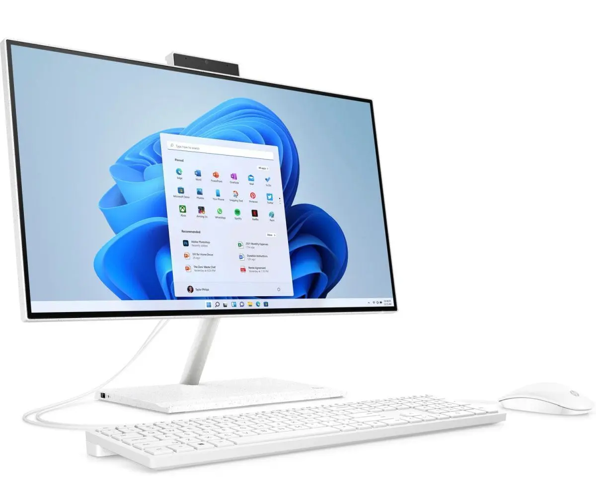 HP 24ck0000 AiO デスクトップ i7 16GB 512GB+2TB HP 24-ck0000ni 12th Gen Core i7 All-in-One PC | Evetech