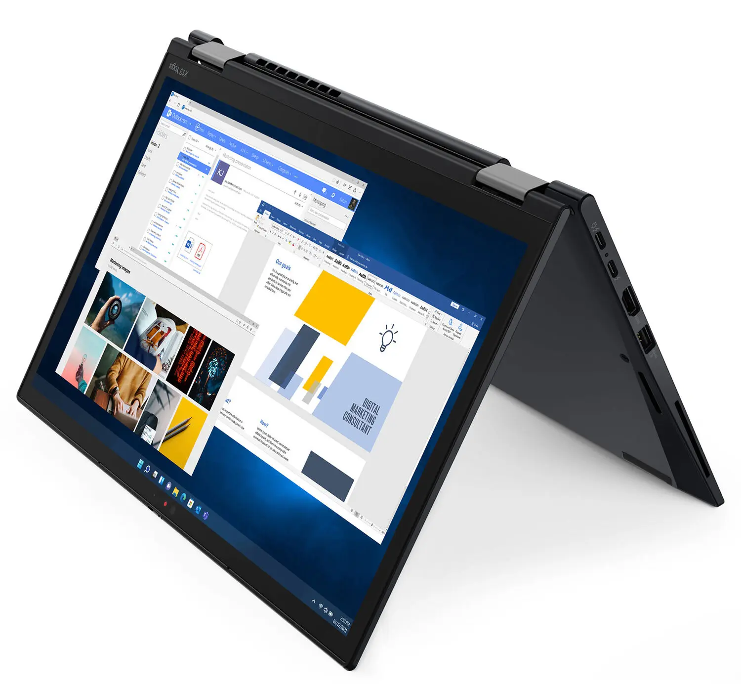 Lenovo ThinkPad X13 Yoga Gen 3 Laptop - Versatile 2-in-1