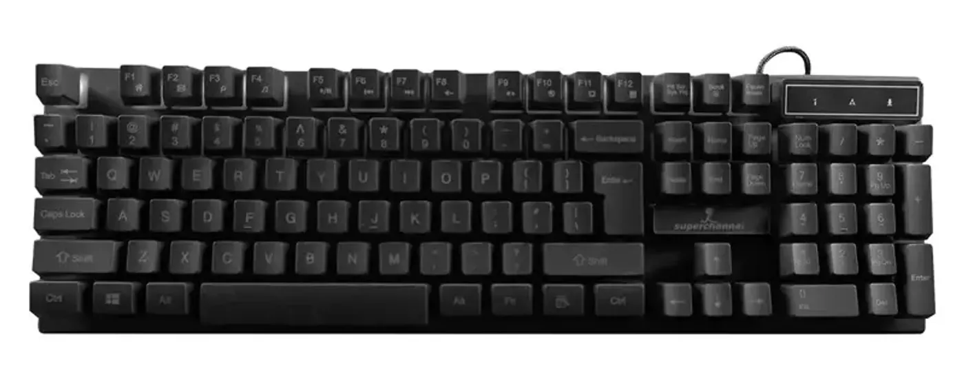 Superchannel SC01 Rainbow Backlit Keyboard with 104 keys