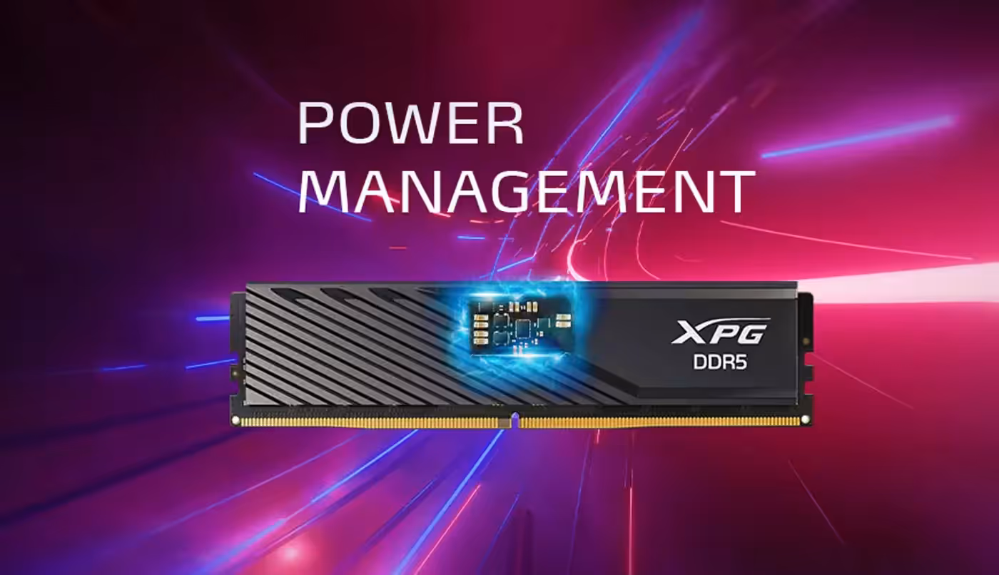 ADATA XPG Lancer BLADE DDR5 power management IC for stable and efficient operation