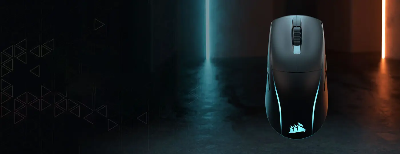 Corsair M75 Wireless RGB Gaming Mouse - Desktop View