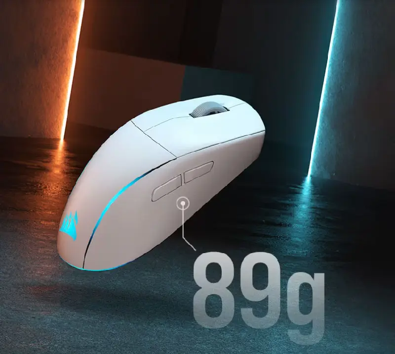Corsair M75 Wireless RGB Gaming Mouse - Lightweight Design - Mobile View