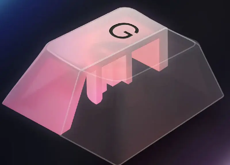 Premium polycarbonate GLORIOUS Polychroma Keycaps