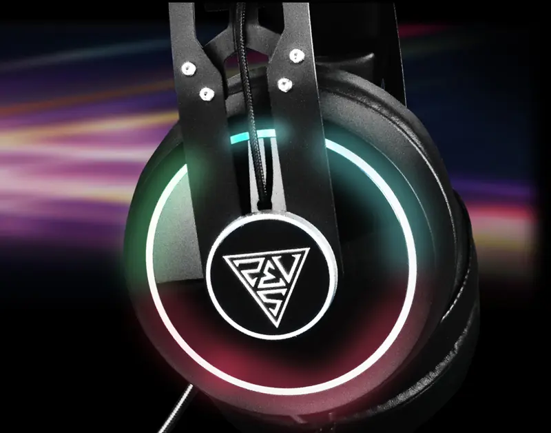 Gamdias Hebe P1A RGB Gaming Headset - RGB Stream Lighting