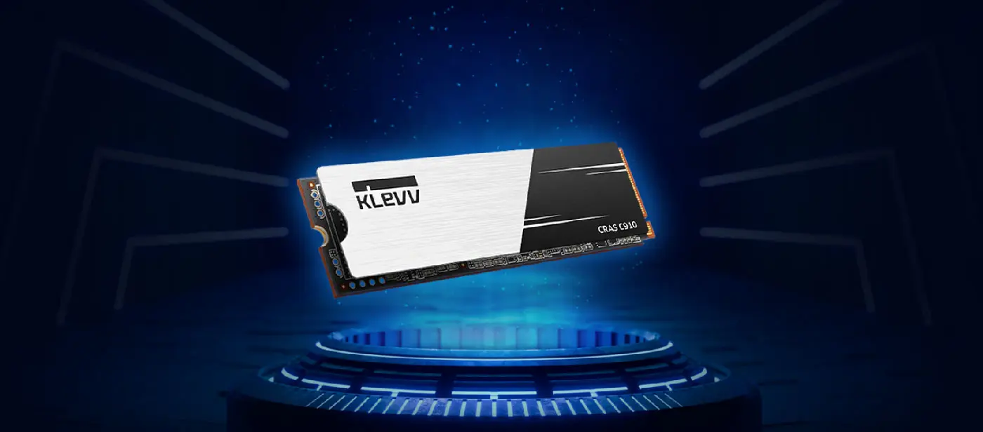 KLEVV CRAS C910 1TB M.2 NVMe SSD Desktop View