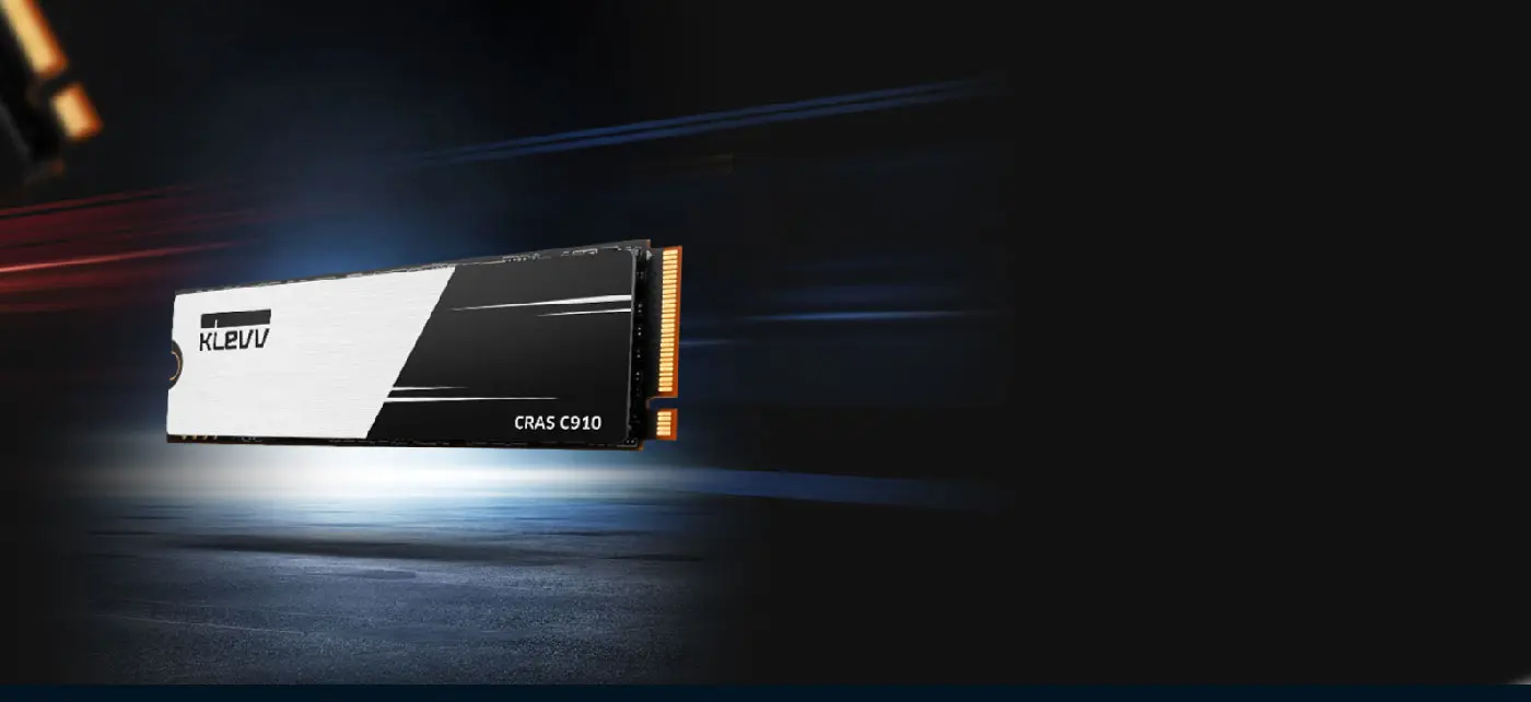 KLEVV CRAS C910 1TB M.2 NVMe SSD Desktop View
