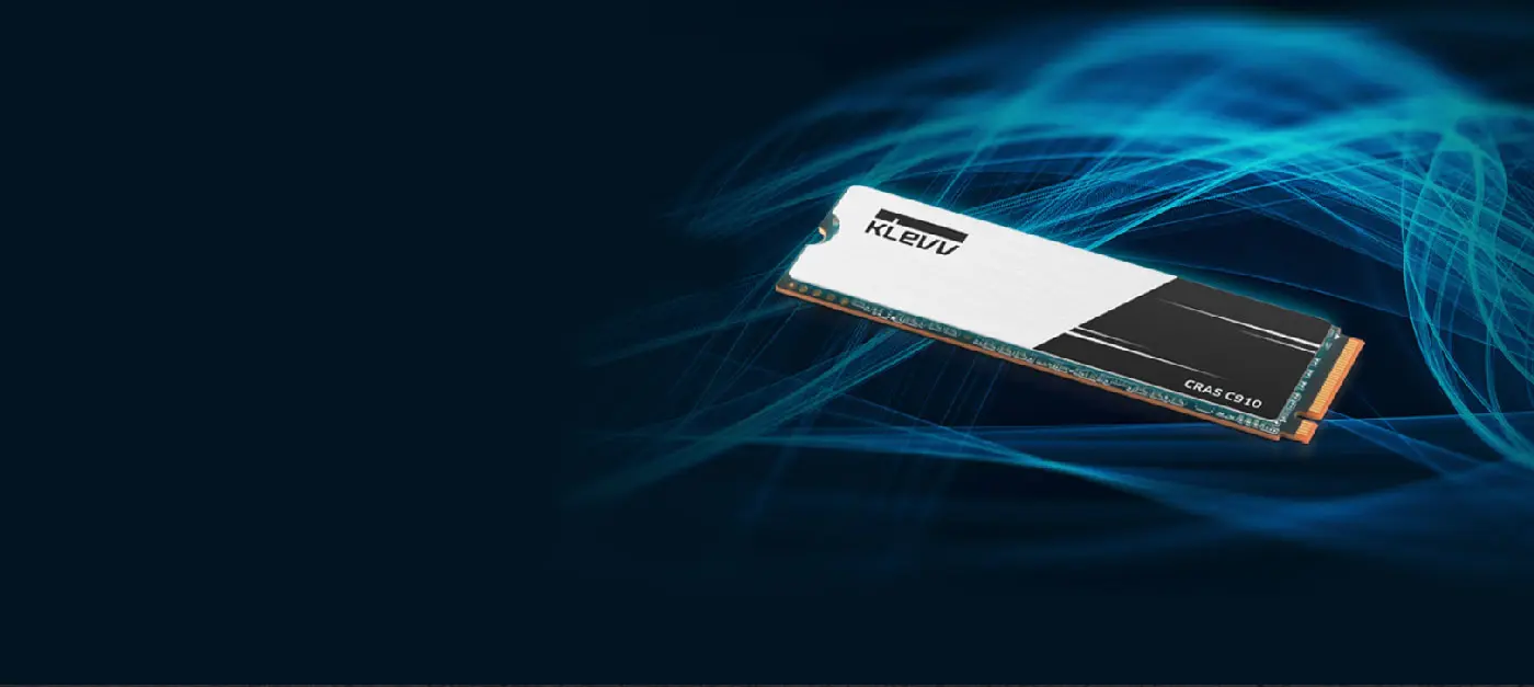 KLEVV CRAS C910 1TB M.2 NVMe SSD Desktop View