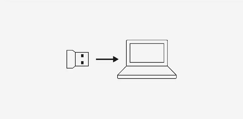 Logitech MK295 Wireless Combo - Setup Step 1