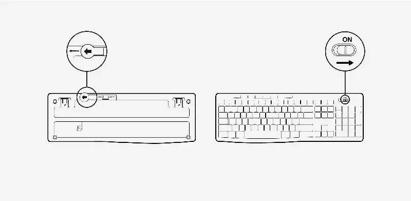 Logitech MK295 Wireless Combo - Setup Step 2
