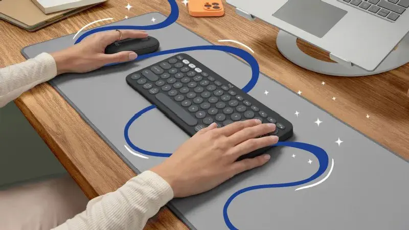 Quiet typing experience with Logitech Pebble Keyboard