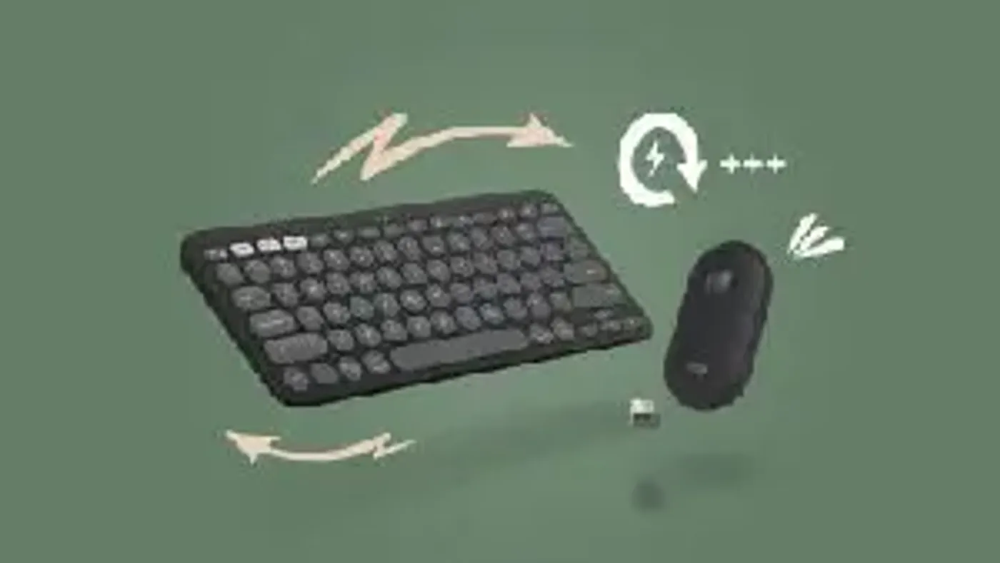 Logitech Pebble 2 Combo showcasing long-lasting battery life