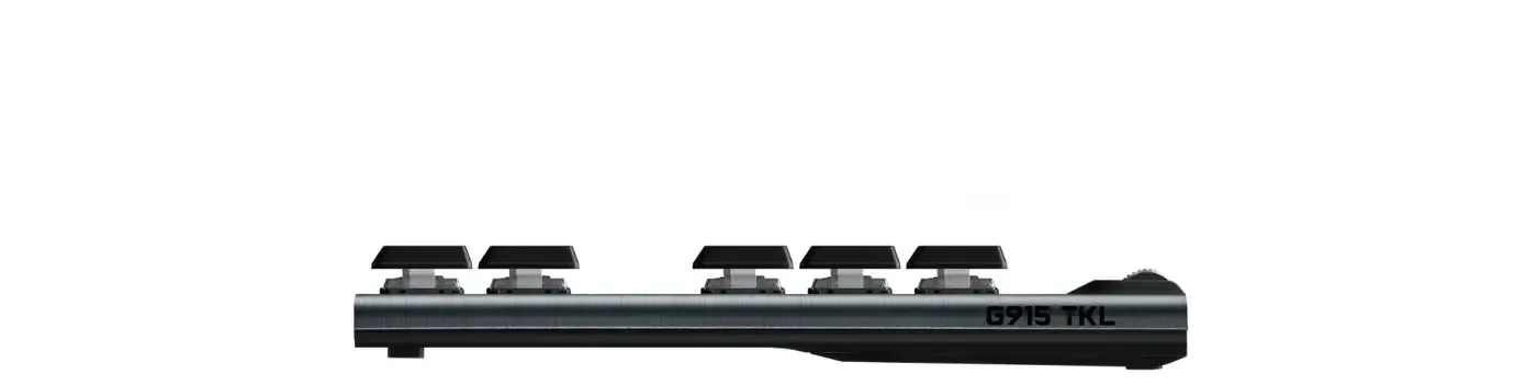 Close view of the GL Tactile switch fitted under a G915 TKL keycap