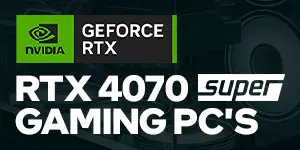 GeForce RTX 4070 Super Gaming PC's