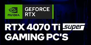 GeForce RTX 4070 Ti Super Gaming PC's