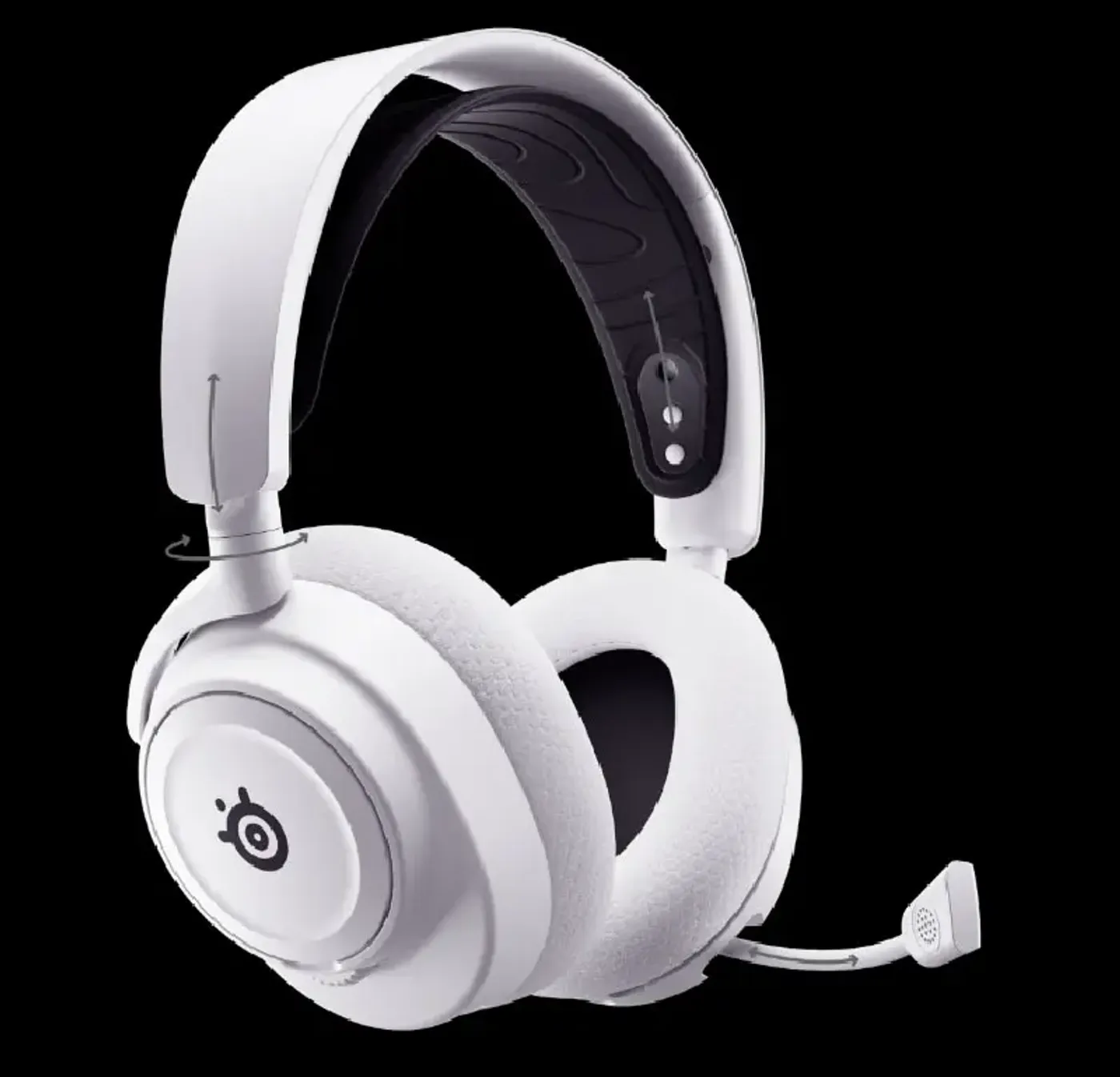 The adjustable steel headband and AirWeave memory foam cushions of the Nova 7X