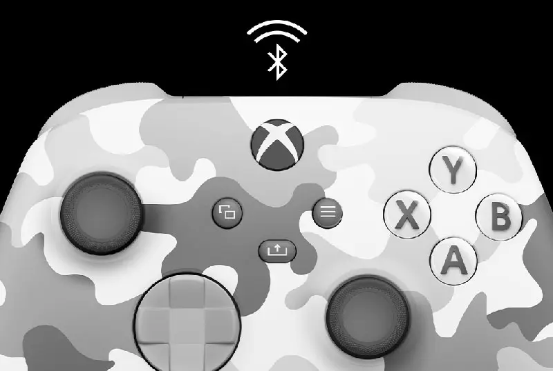 Device Compatibility of Xbox Wireless Controller Xbox Wireless Controller - Arctic Camo Special Edition showing device compatibility