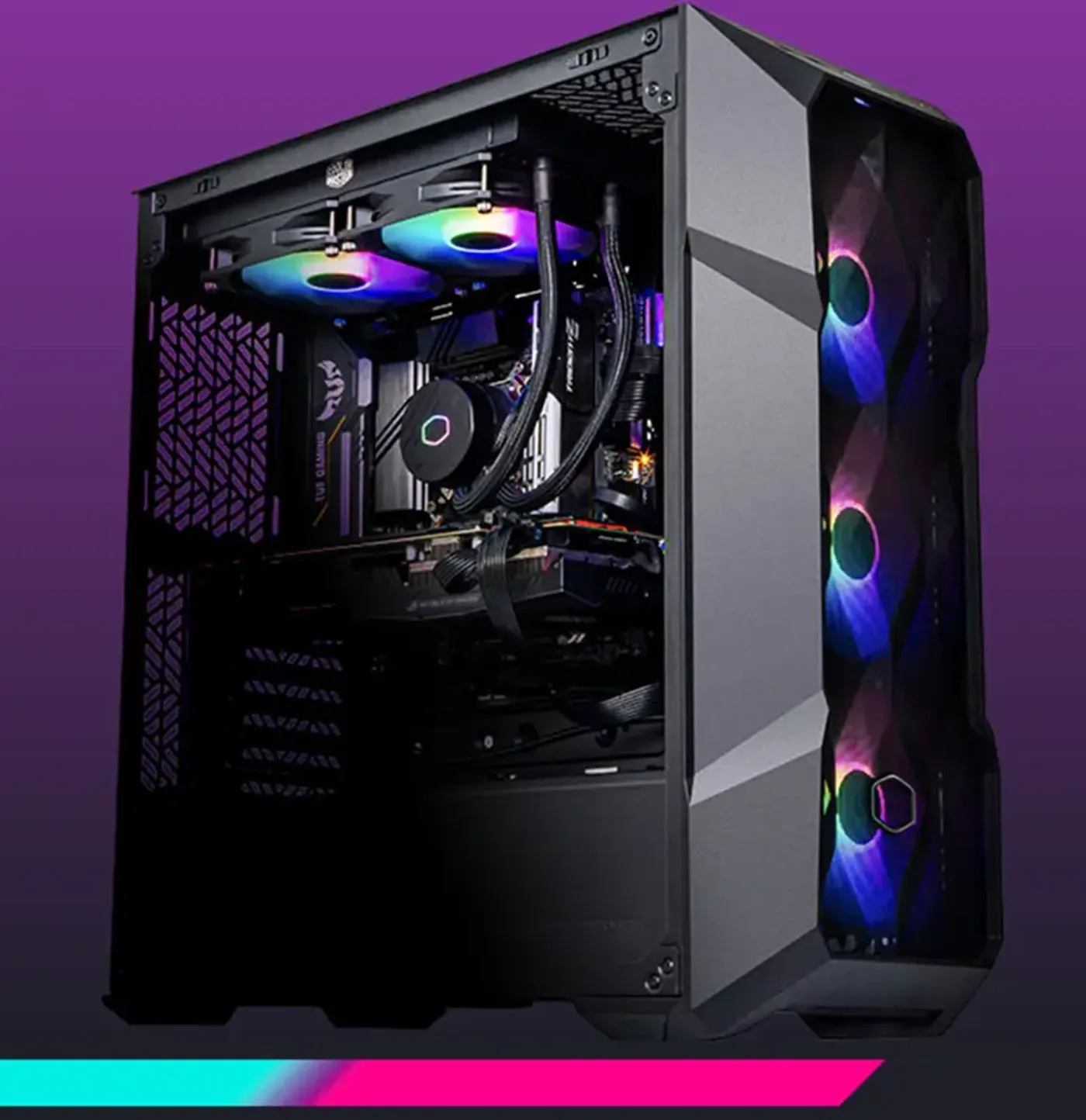 Cooler Master MasterLiquid 240L Core ARGB Liquid Cooler design view