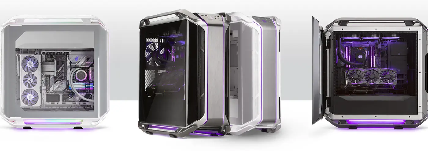 Close-Up of Cooler Master COSMOS C700M Gaming Case