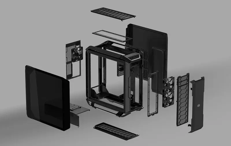 Cooler Master Cosmos C700P Black Edition - Premium Gaming Case