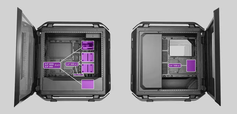 Cooler Master Cosmos C700P Black Edition Full View