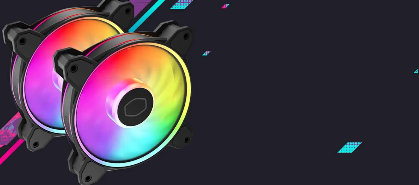 Redesigned Dual Halo Fan of Cooler Master Hyper 622