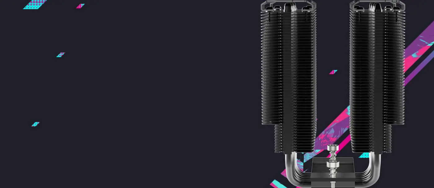 Dual Tower Heat Sink of Cooler Master Hyper 622