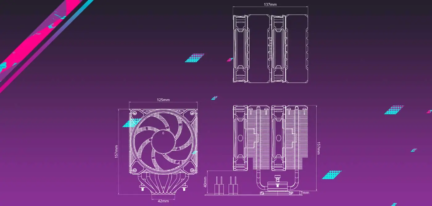 Efficient Cooling System of Cooler Master Hyper 622