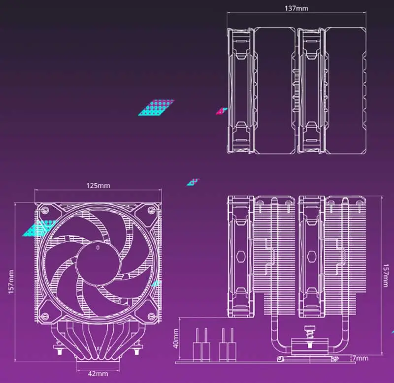 Efficient Cooling System of Cooler Master Hyper 622