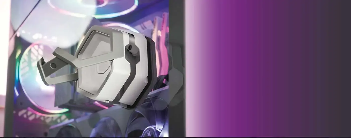 Cooler Master GEM White - Organized Gaming Accessories Mount