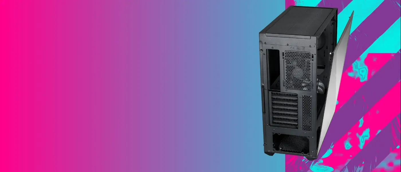 Side profile showing the seamless screwless tempered glass window panel.