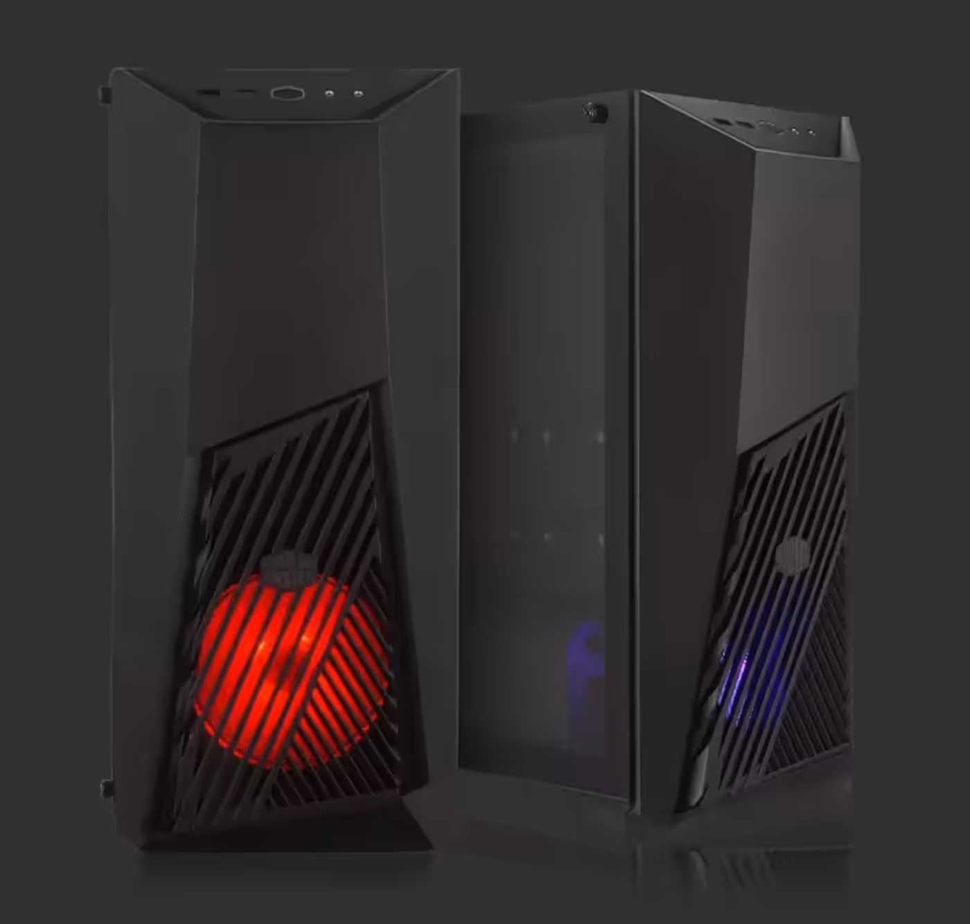 Cooler Master MasterBox K501L RGB Gaming Case - Angled Ventilation