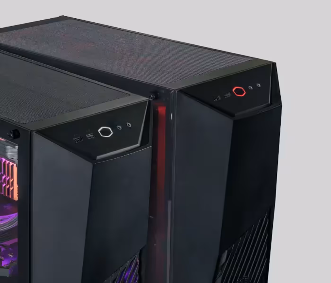 Cooler Master MasterBox K501L RGB Gaming Case - Illuminated Features
