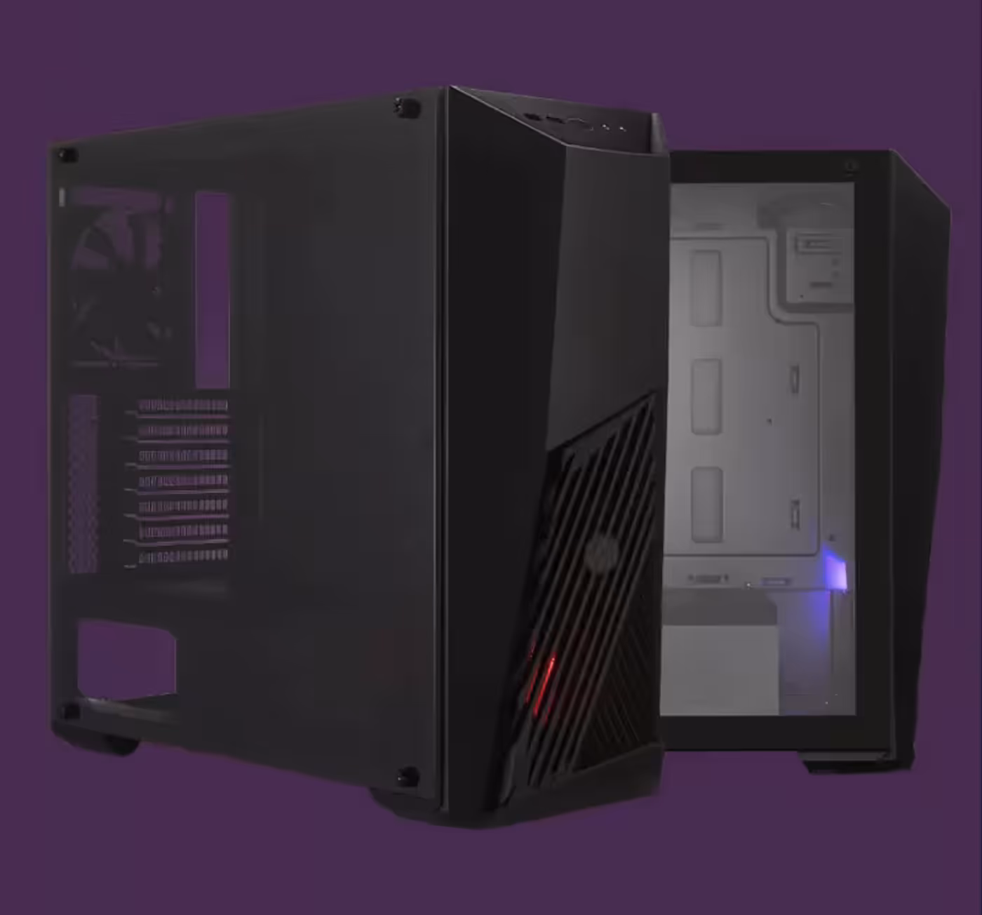 Cooler Master MasterBox K501L RGB Gaming Case - Transparent Side Panel