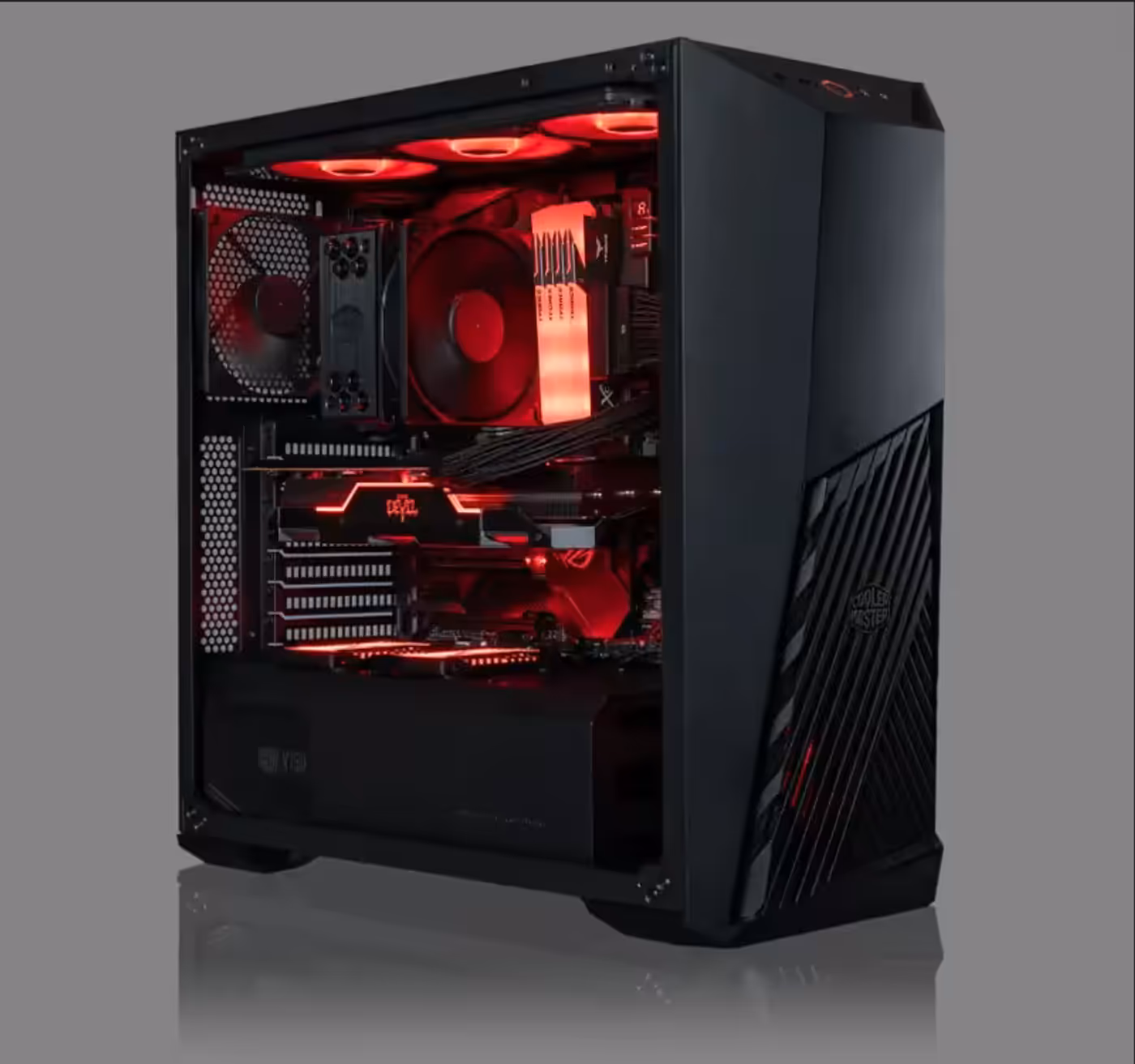 Cooler Master MasterBox K501L RGB Gaming Case - Cooling Options