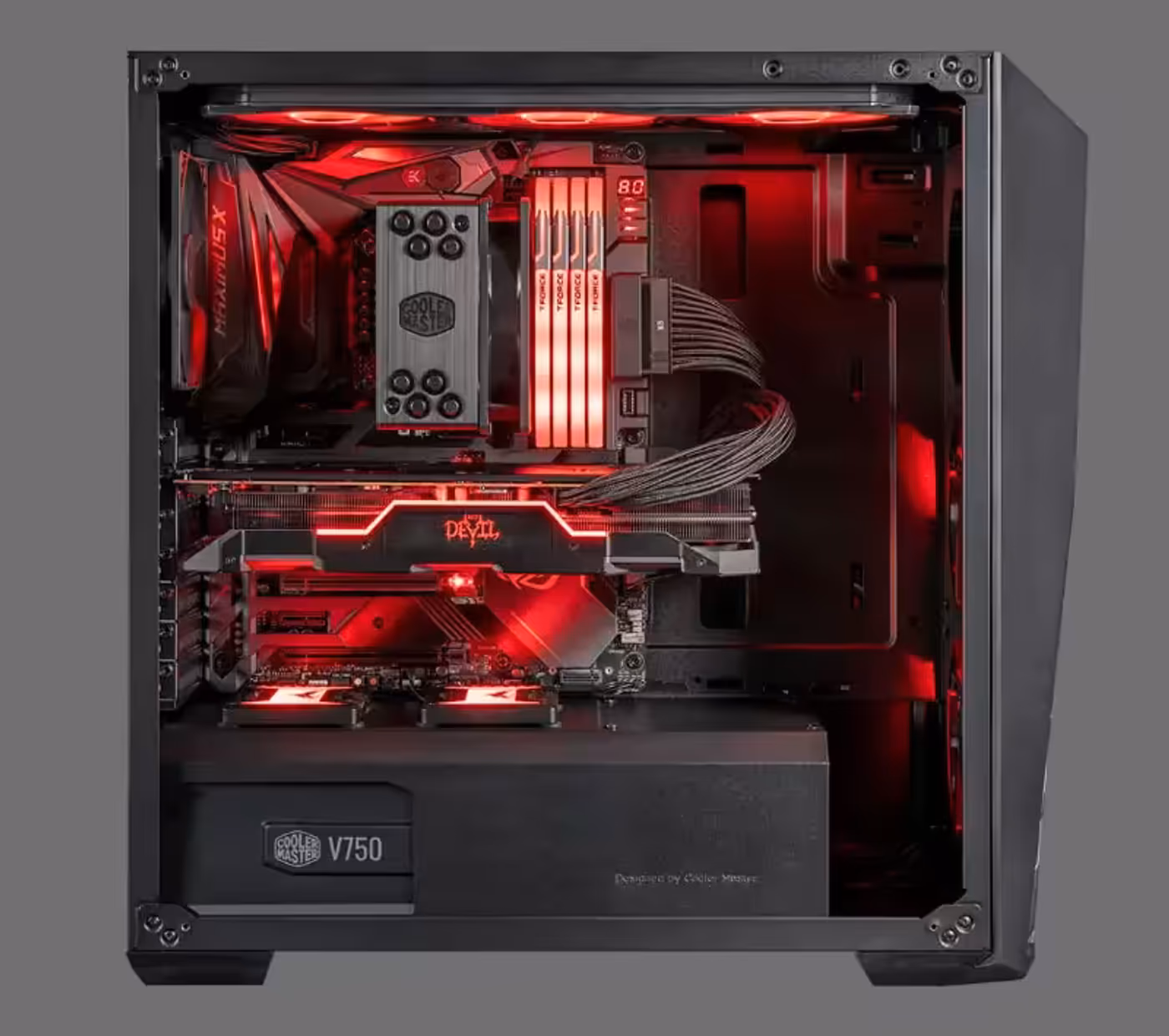 Cooler Master MasterBox K501L RGB Gaming Case - Component Support