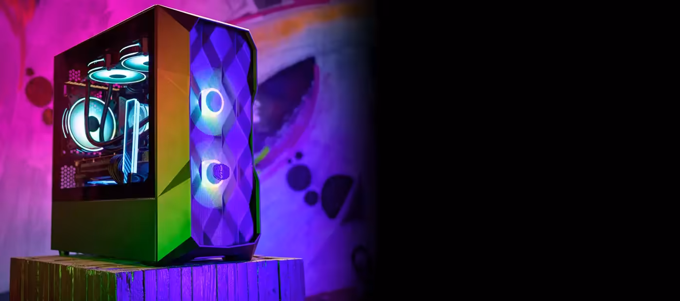 Cooler Master TD300 MESH Gaming Case Overview - Desktop View