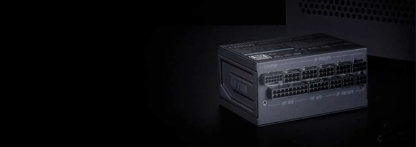 Cooler Master V1300 SFX Platinum Power Supply - Desktop Modular Cabling Overview