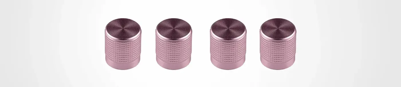 Corsair Elgato Stream Deck Dials Set in pink shown from above