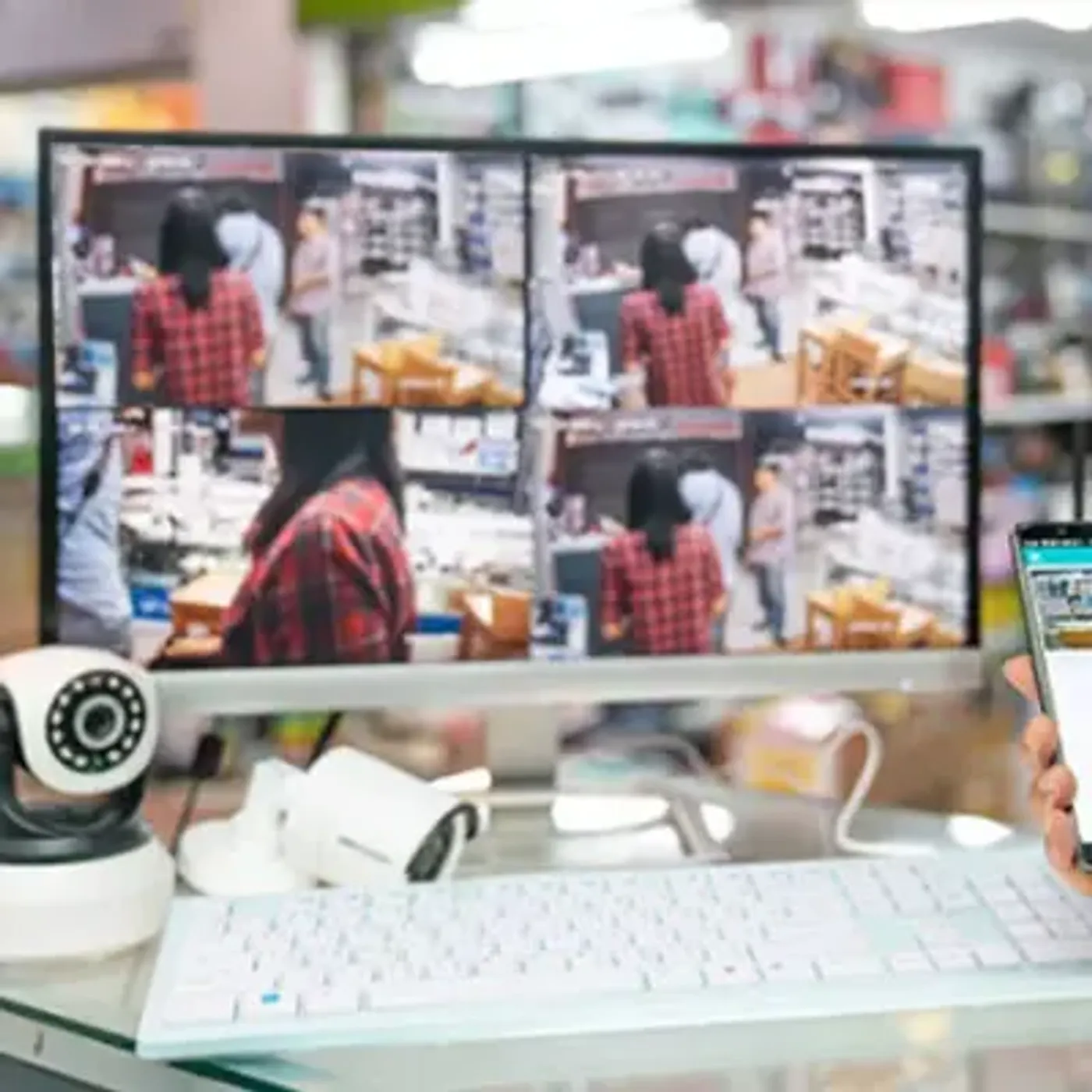 Cudy switch connected to IP cameras for home and office surveillance systems
