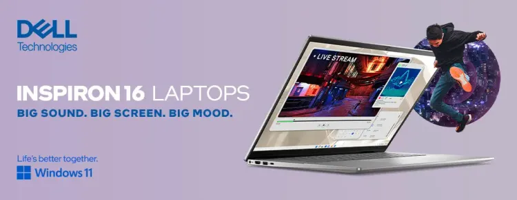 Dell Inspiron 16 Laptops - Powerful & Immersive Performance