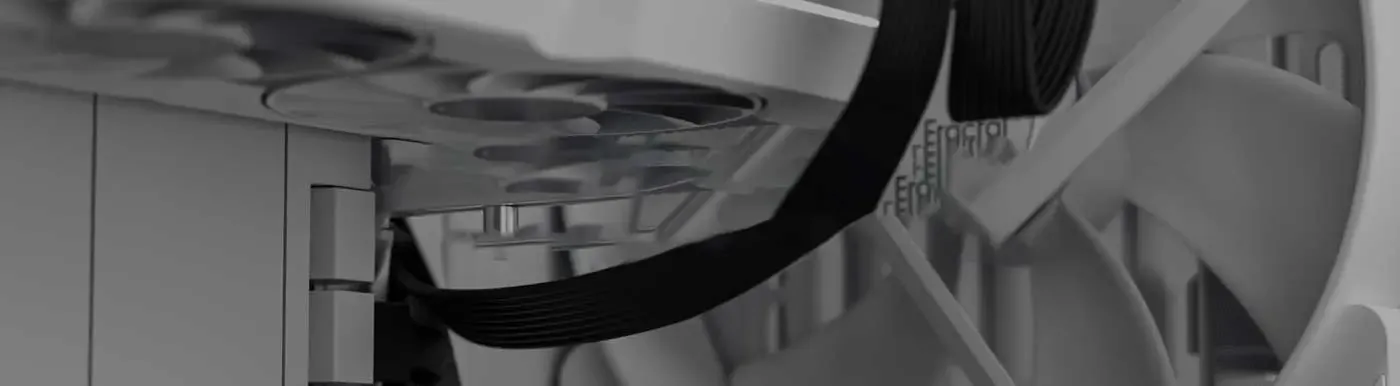 Included GPU support bracket holding a graphics card level inside the Torrent Compact
