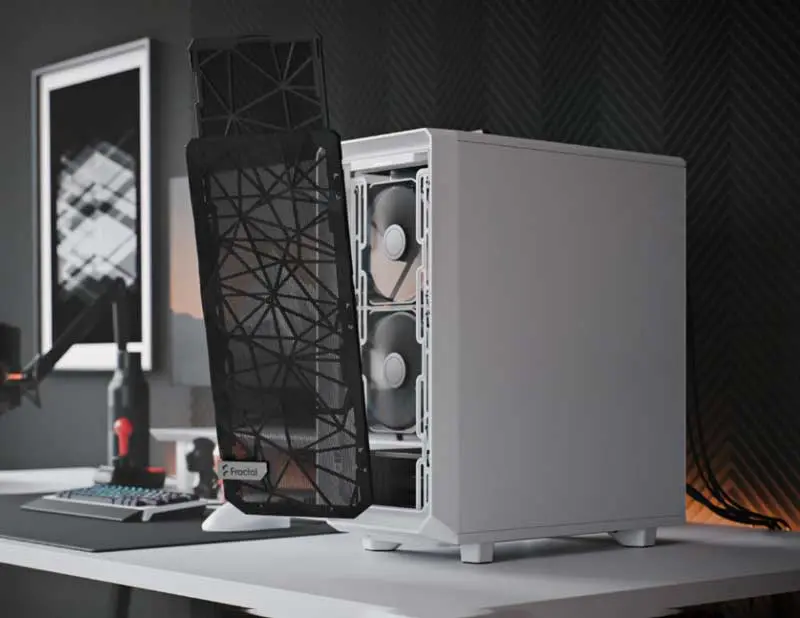 Removable front filter of Fractal Design Meshify 2 Compact Case