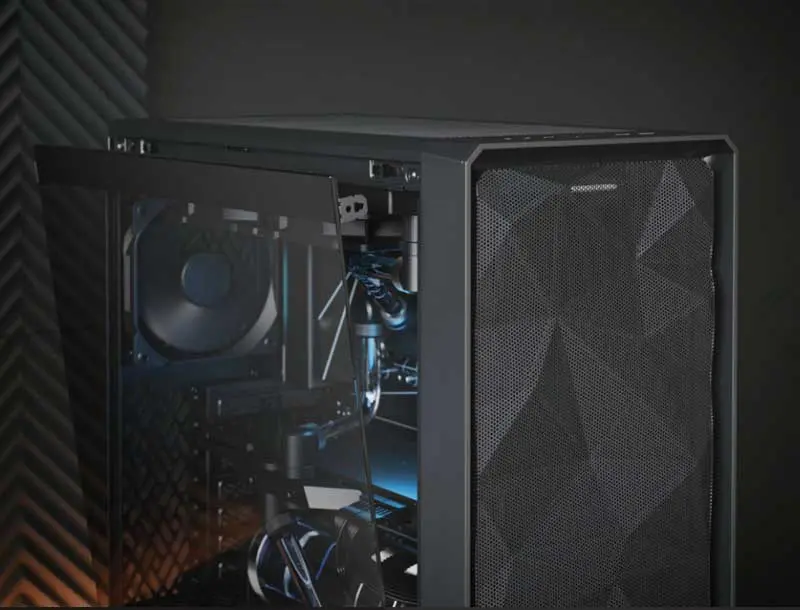 Versatile internal features of Fractal Design Meshify 2 Compact Case