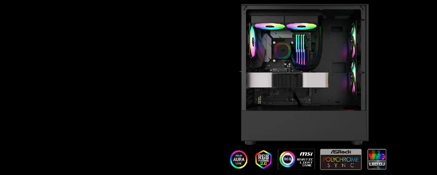 Gamdias AURA GL240 V2 Dynamic Lighting