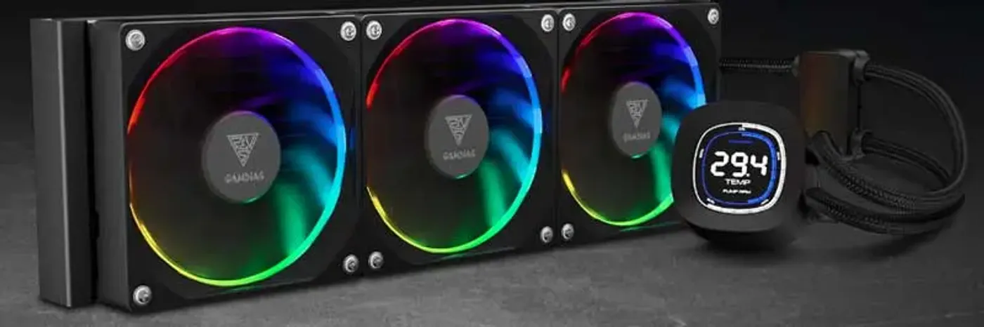 High-airflow PWM fans with addressable ARGB lighting
